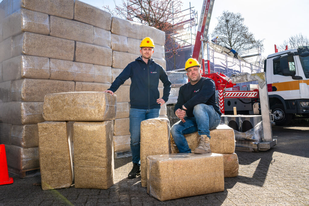 Stro als isolatiemateriaal voor buitendaken